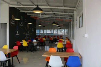 Open-plan workspace with sleek design