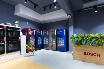 Interior area with branding and lighting – Retail space