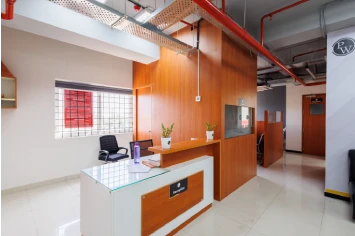 Reception of school building – Vidyapeet educational campus
